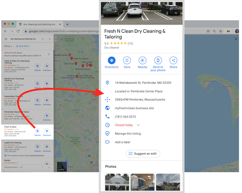 ایجاد حساب Google My Business در گوگل